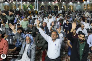 جشن ولادت حضرت رسول ویژه زائرین عرب زبان در حرم مطهر رضوی