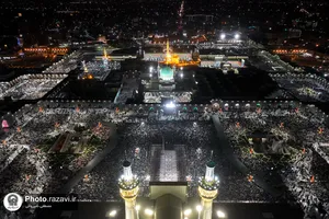 آئین خطبه&zwnj;خوانی شب شهادت امام حسین (ع) در حرم مطهر رضوی