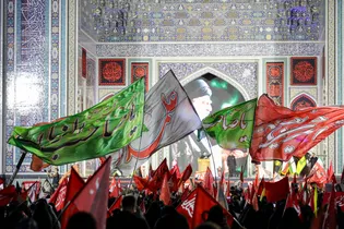 آئین بزرگداشت رهبر شهید انقلاب اسلامی در حرم مطهر رضوی-۴