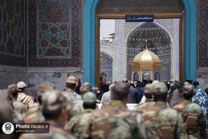 آیین سلام کارکنان ارتش در دهه کرامت