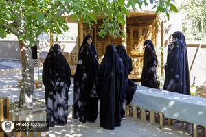 بازدید خدمه خواهر از باغ اردوگاه خاتون و موسسه تربیت بدنی