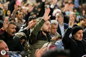 مراسم تحویل سال 1402 در حرم مطهر رضوی - 1