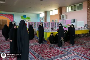بازدید خدمه خواهر از باغ اردوگاه خاتون و موسسه تربیت بدنی