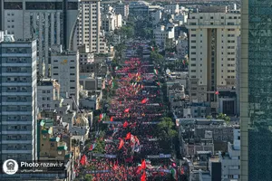 تشییع پیکر رهبر شهید انقلاب در مشهد مقدس-1