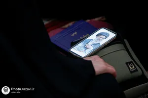 تشرف فعالان فضای مجازی سازمان بسیج مستضعفین به حرم مطهر رضوی