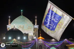 حال و هوای حرم مطهر رضوی در شب عید غدیر