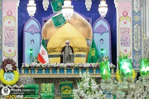 آیین خطبه&zwnj;خوانی خادمان عتبات مقدس ایران اسلامی