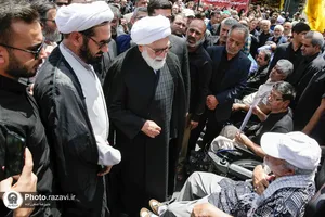 بدرقه و تشییع پیکر شهدای حملات رژیم صهیونیستی در مشهد