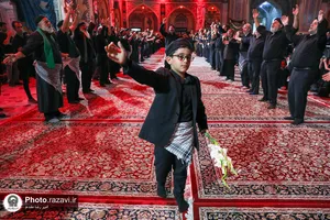 عزاداری هیئت های مذهبی سراسر کشور در حسینیه حرم