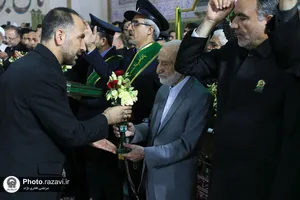 آیین خطبه&zwnj;خوانی شب میلاد امام رضا(علیه&zwnj;السلام) در حرم مطهر رضوی - 1