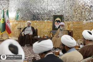 دیدار ائمه جمعه استان سیستان و بلوچستان با تولیت آستان قدس رضوی