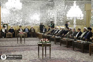 دیدار شرکت کنندگان کنگره جهانی حضرت رضا علیه&zwnj;السلام با تولیت آستان قدس رضوی