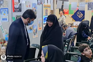 بازدید رئیس سازمان علمی، فرهنگی آستان قدس رضوی از نمایشگاه رواق خدمت