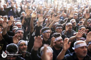 هیئت عزاداران استان گلستان در حسینیه حرم