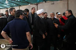 بازدید تولیت آستان قدس رضوی از مواکب دهه آخر صفر