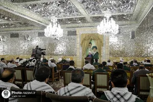 دیدار فرماندهان نواحی و حوز&zwnj;ه&zwnj;های بسیج با تولیت آستان قدس رضوی