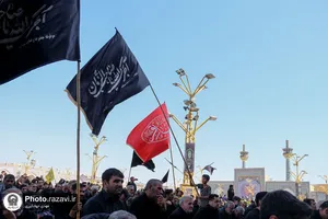 اجتماع عظیم عزاداران امام رضا علیه السلام در حرم مطهر رضوی