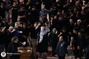 عزاداری هیأت مذهبی استان خوزستان در حسینیه حرم