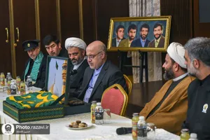 دیدار خدام حرم مطهر رضوی با سفیر ایران در لبنان