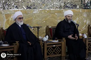 دیدار اعضای هیئت امنای هیأت و تشکل&zwnj;های دینی با تولیت آستان قدس رضوی