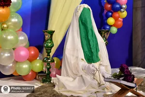 جشن عبادت شکوفه&zwnj;های بهشتی در حرم مطهر رضوی