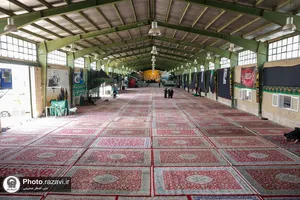 راه&zwnj;اندازی موکب کفشداران حرم مطهر رضوی در ملک آباد