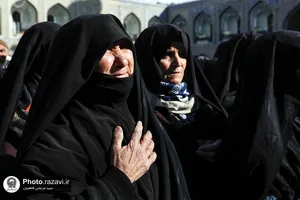 تشرف جمعی از اهالی روستای سیج به حرم مطهر رضوی
