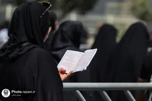 پیاده&zwnj;روی جاماندگان اربعین در مشهد