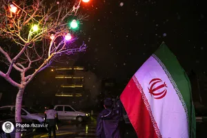 جشن پیروزی انقلاب اسلامی در ایستگاه انقلاب دانش&zwnj;آموزان مدارس امام رضا(علیه&zwnj;السلام)