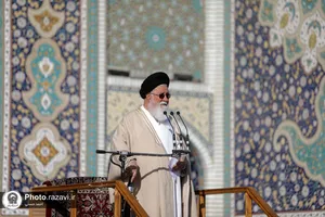 اقامه نماز عید سعید فطر در حرم مطهر رضوی - 1