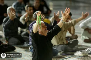مراسم شب شهادت امام محمد باقر علیه&zwnj;السلام در حرم مطهر رضوی