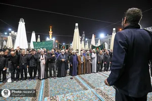 عزاداری هیئات مذهبی سراسر کشور در حرم مطهر رضوی
