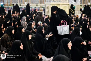 مراسم روز میلاد جوادالائمه در حرم مطهر رضوی