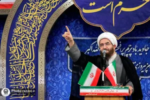 مراسم سالروز پیروزی انقلاب اسلامی در حرم مطهر رضوی