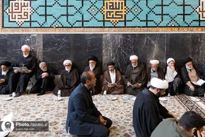 مراسم ترحیم مرحوم سید جواد حجازی در حرم مطهر رضوی