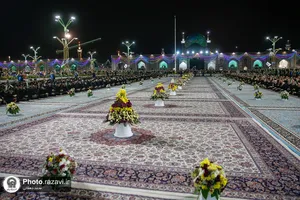 آیین خطبه&zwnj;خوانی شب میلاد امام رضا(علیه&zwnj;السلام) در حرم مطهر رضوی - 2