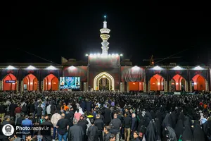 عزاداری زائران عرب زبان در شام شهادت امام رضا علیه&zwnj;السلام
