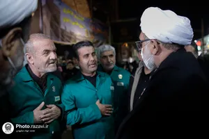 حضور تولیت آستان قدس رضوی در گلزار شهدای کرمان