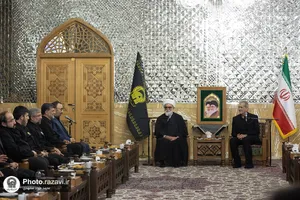 دیدار رئیس جمهور با تولیت آستان قدس رضوی