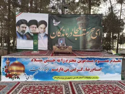 برگزاری جشن میلاد امام رضا (ع) در رفسنجان