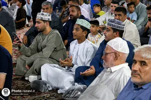 جشن ویژه زائران عرب&zwnj;زبان در حرم مطهر رضوی