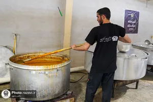 آشپزخانه مرکزی آستان قدس رضوی در مرز مهران