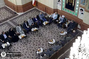 دیدار جمعی از فعالان اقتصادی خراسان رضوی با تولیت آستان قدس رضوی