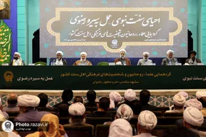 عرض ارادت علما و شخصیت&zwnj;های فرهنگی اهل سنت کشور به ساحت رضوی