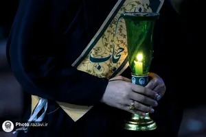 آیین خطبه خوانی شب شهادت امام رضا علیه السلام در حرم مطهر رضوی - 2