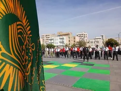 رزمی‌کاران آذربایجان‌شرقی در همایش هزارنفری تبریز هنرنمایی کردند/گزارش تصویری