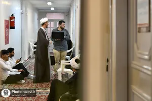 بازدید تولیت آستان قدس رضوی از امتحانات شفاهی دروس خارج فقه حوزه علمیه خراسان