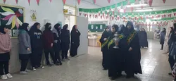 آئین  بدرقه دانش آموزان بابلی به مشهد الرضا(ع) با حضور خادمیاران رضوی