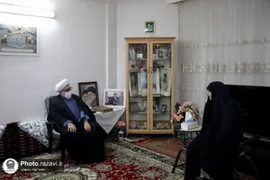 دیدار تولیت آستان قدس رضوی با خانواده شهدا