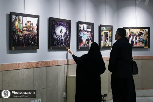 Selected photographs exhibition opens at Imam Reza Shrine